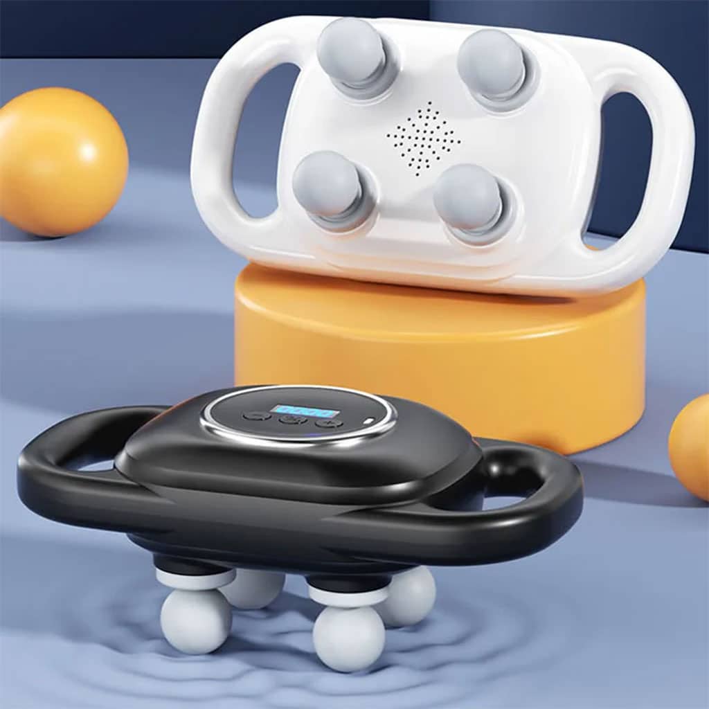 Pistolet de massage à percussion 4 têtes avec avec 9 vitesses et modes – جهاز تدليك العظلات - Sport - صورة 4