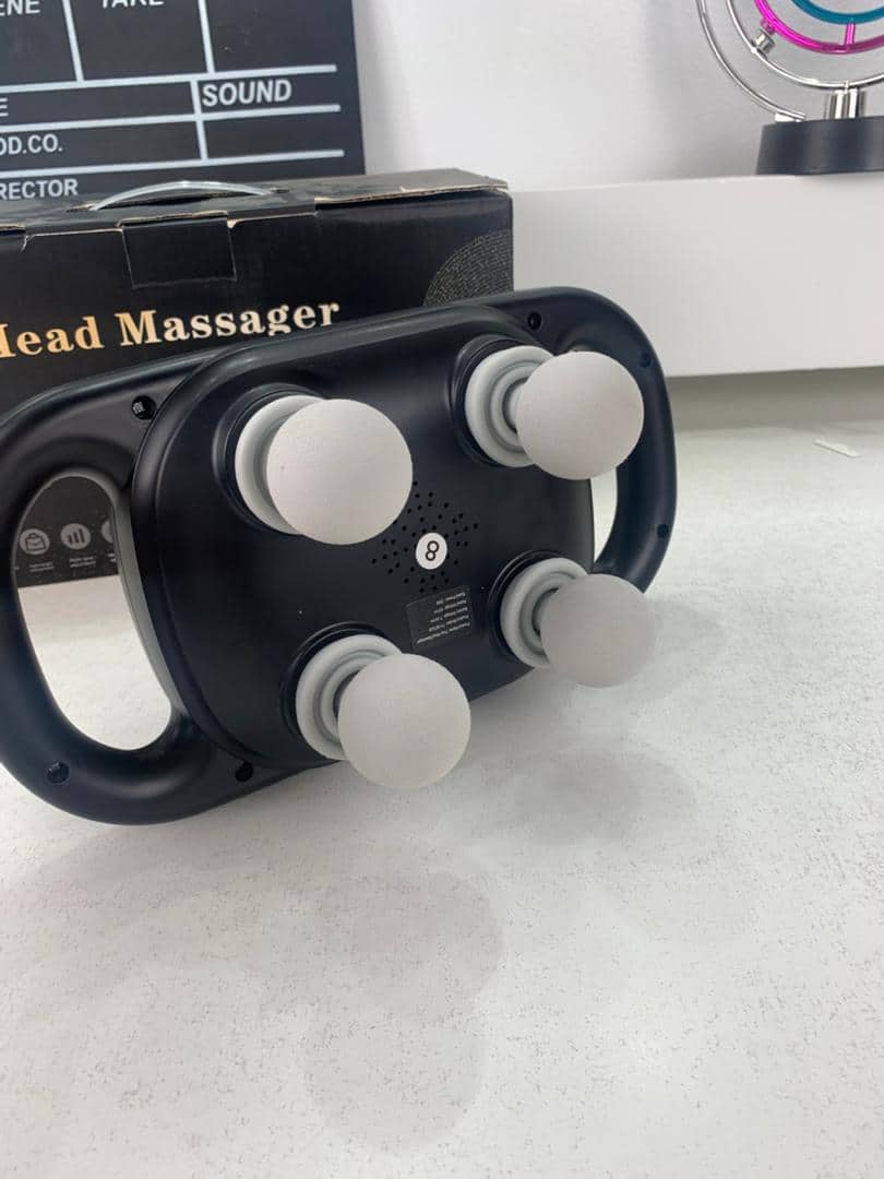Pistolet de massage à percussion 4 têtes avec avec 9 vitesses et modes – جهاز تدليك العظلات - Sport - صورة 9