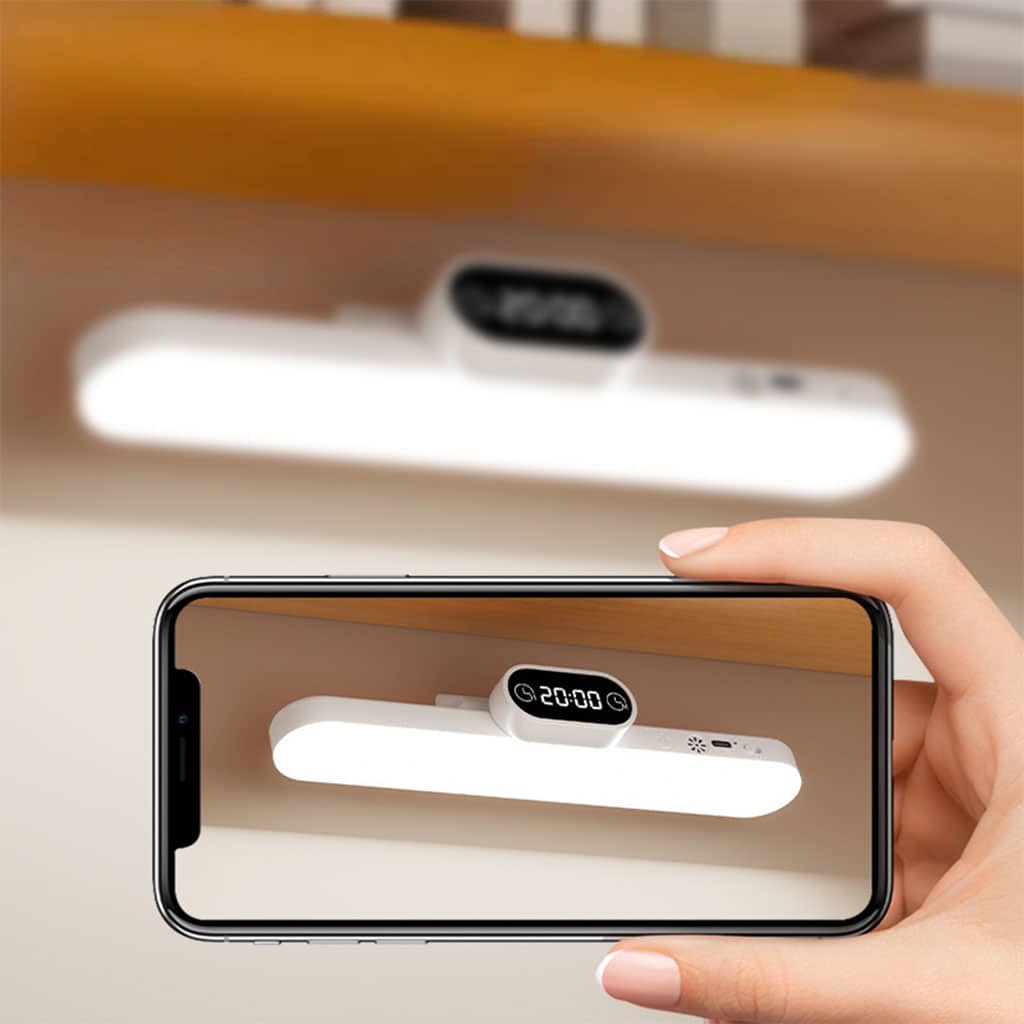 Barre lumineuse LED rechargeable tactile avec 3 modes de couleurs et minuterie PM – مصباح مغناطيسي قابل للتثبيت في عدة أماكن - Maison - صورة 3