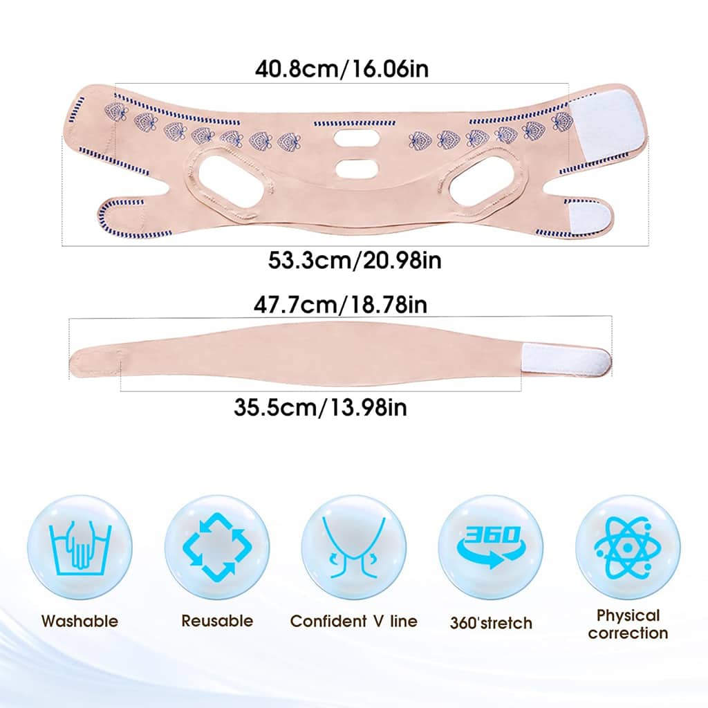 SIBOTE Masque de Lifting Facial Anti-Relâchement pour Visage et Menton – قناع شد الوجه - Soins et Beauté - صورة 6