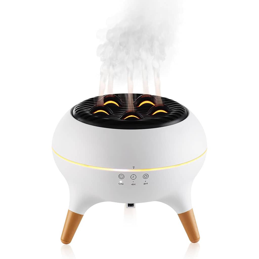 Diffuseur d’huiles essentielles ultrasonique 350 ml avec télécommande et lumières – جهاز تعطير الجو - Électronique - صورة 4