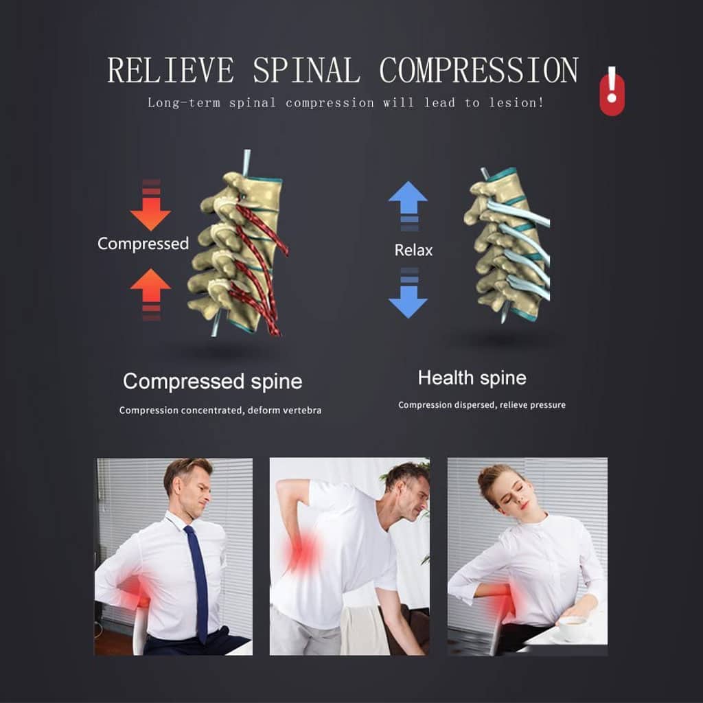 STARICARE Ceinture de décompression Gonflable avec 28 colonnes d’air et pompe- حزام شد الظهر قابل للنفخ - Soins et Beauté - صورة 2