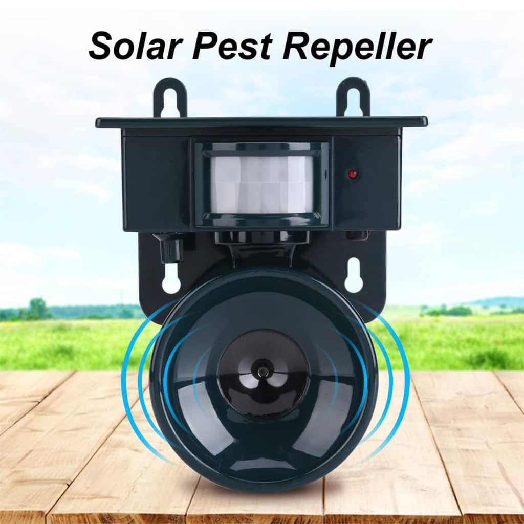 Répulsif solaire sonique pour animaux et oiseaux avec détecteur de mouvement – جهاز طارد للحيونات والطيور - Outillage et Bricolage - صورة 4