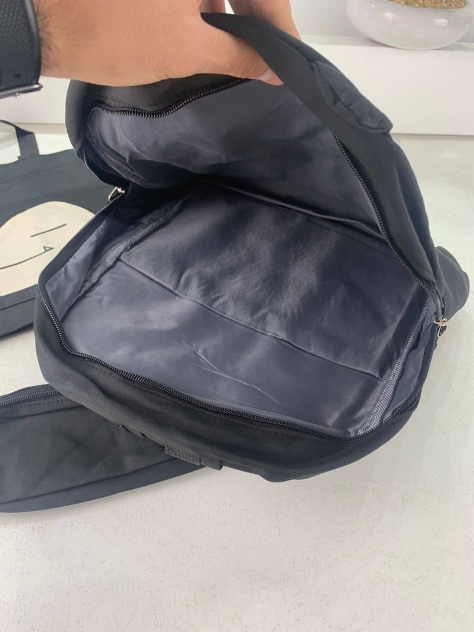 Ensemble de Sacs Snorlax 3Pcs Design Kawaii Noir – حقيبة مدرسية 3 قطع لون أسود - Sac à dos et Mode - صورة 8