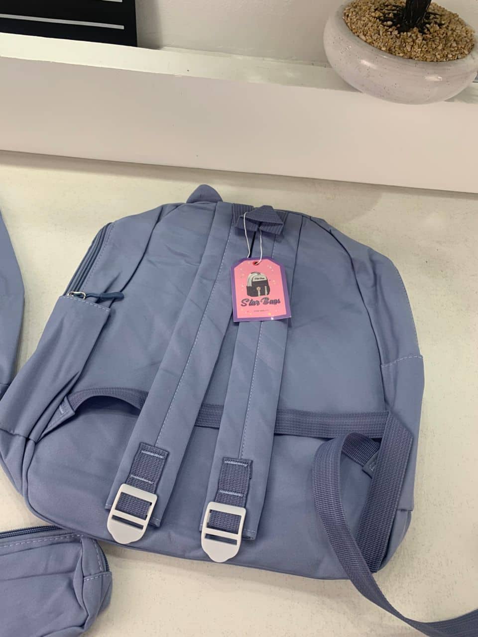 Ensemble de Sacs Snorlax 3Pcs Design Kawaii Bleu – حقيبة مدرسية 3 قطع لون أزرق - Sac à dos et Mode - صورة 8