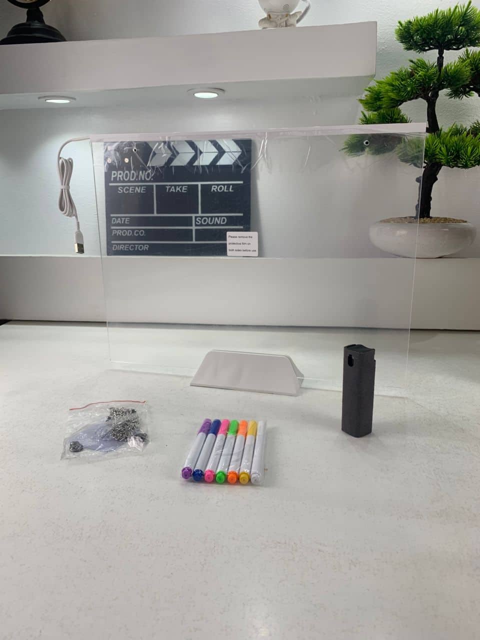 Tableau à Dessin LED coloré avec 7 stylos 40x30cm – لوحة مضيئة للرسم والتلوين - Jouet & Gaming - صورة 8