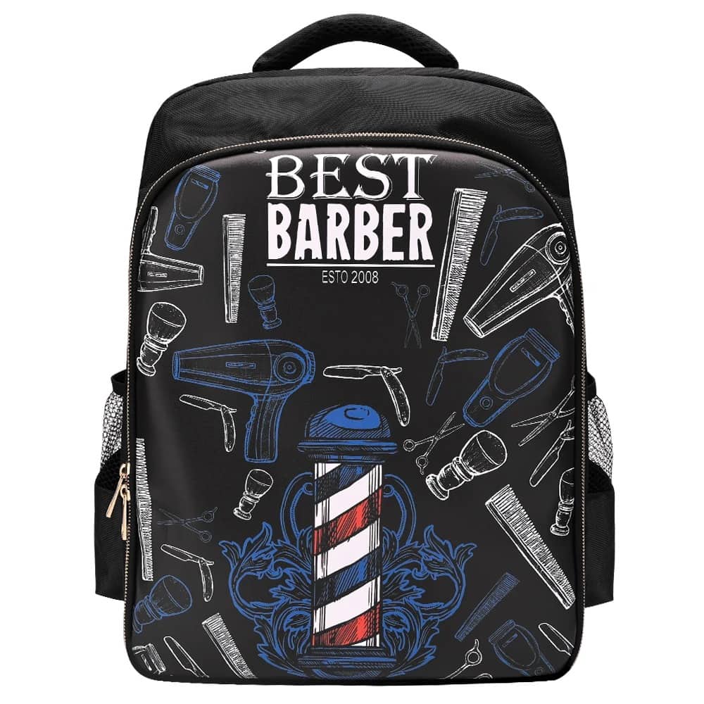 Sac à dos Coiffeur avec des Support pour Tondeuses et Outils Professionnels – حقيبة اغراض الحلاق - Divers - صورة 2