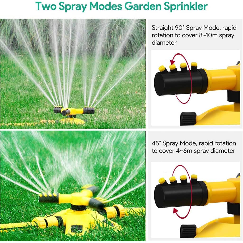 Arroseur Rotatif pour Jardins Rotation à 360° avec Deux Modes d’arrosage – أداة رش الحدائق - Outillage et Bricolage - صورة 3