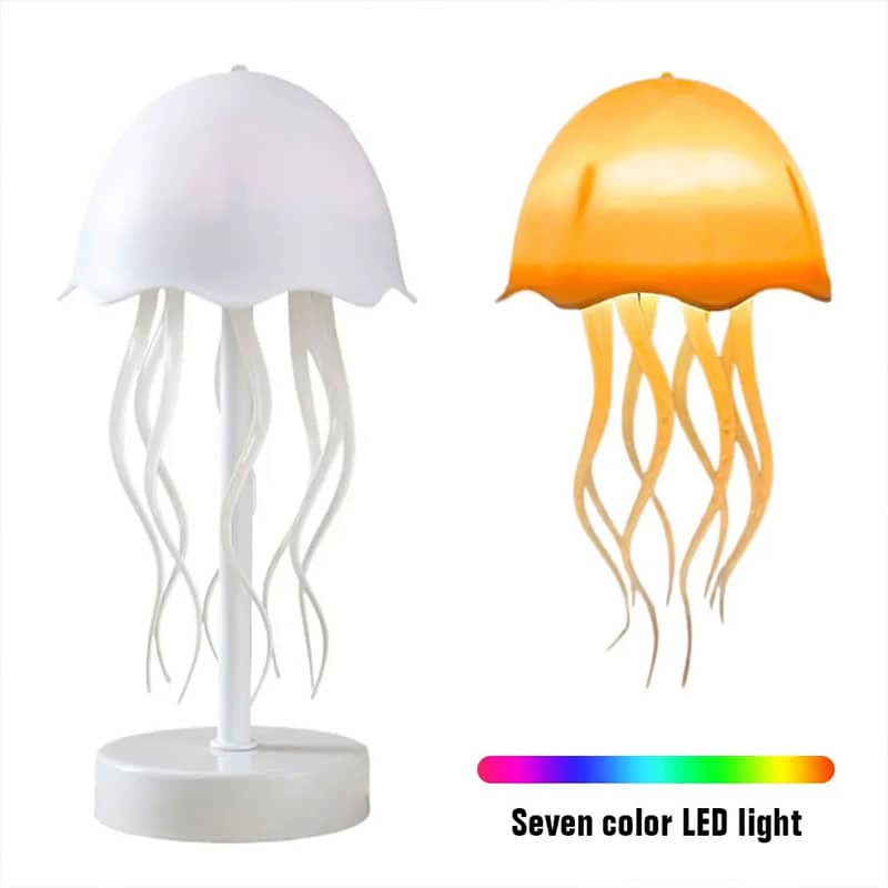 Lampe méduse RVB rechargeable avec capteur tactile et pieds dansants – مصباح ديكور على شكل قنديل - Décoration - صورة 7