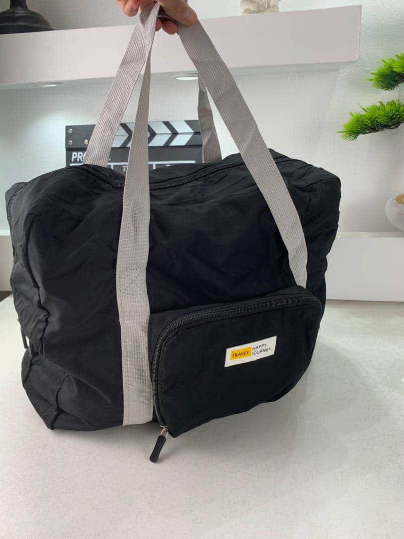 Grand sac de voyage pliable 23 L avec Sangle Valise – حقيبة كبيرة الحجم قابلة للطي - Sac à dos et Mode - صورة 11
