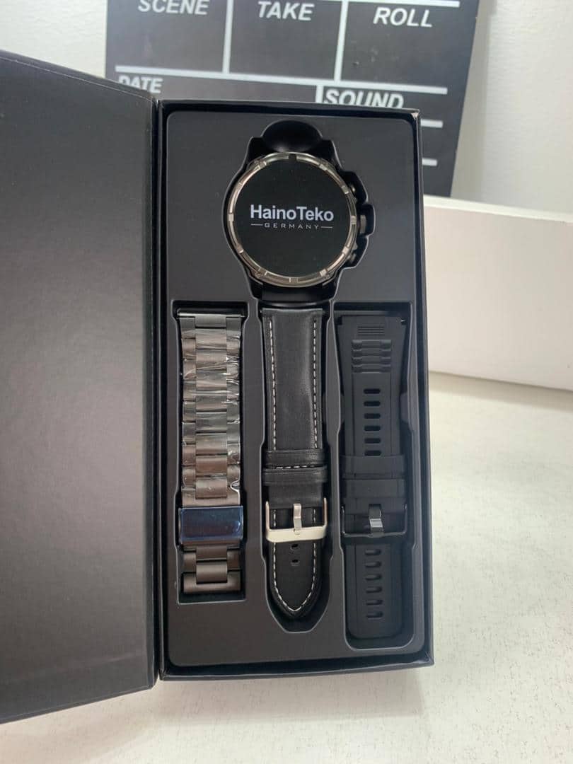 Smart Watch Haino Teko RW-60 MAX avec Lampe Torche et 3 Bracelets – ساعة ذكية أصلية - Électronique - صورة 8