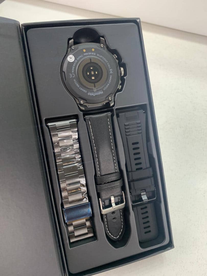 Smart Watch Haino Teko RW-60 MAX avec Lampe Torche et 3 Bracelets – ساعة ذكية أصلية - Électronique - صورة 10