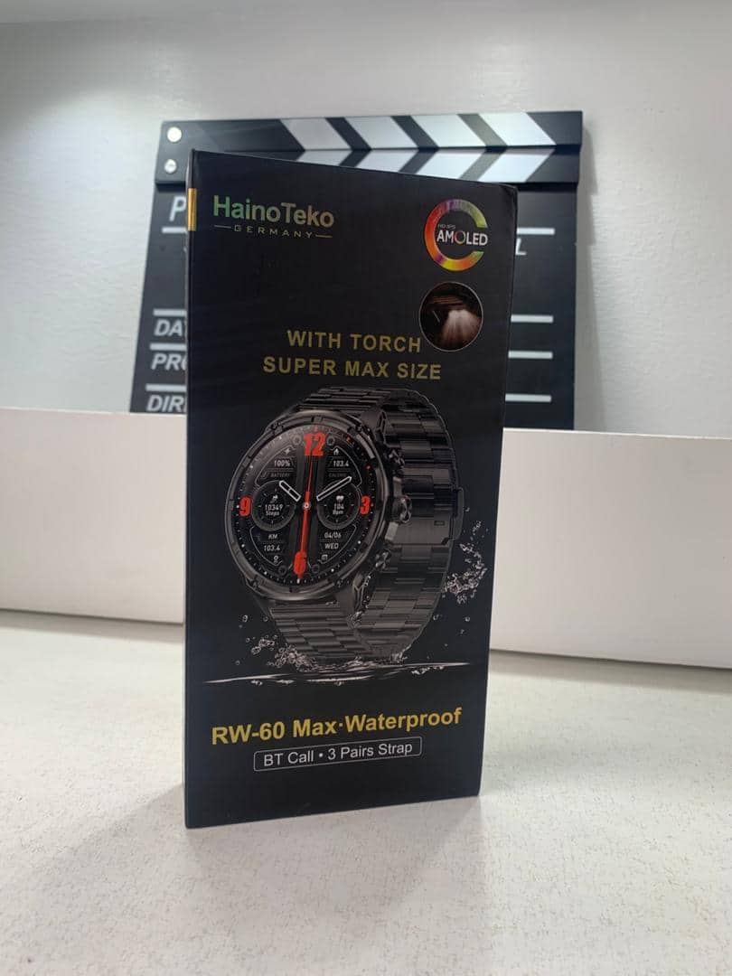 Smart Watch Haino Teko RW-60 MAX avec Lampe Torche et 3 Bracelets – ساعة ذكية أصلية - Électronique - صورة 11
