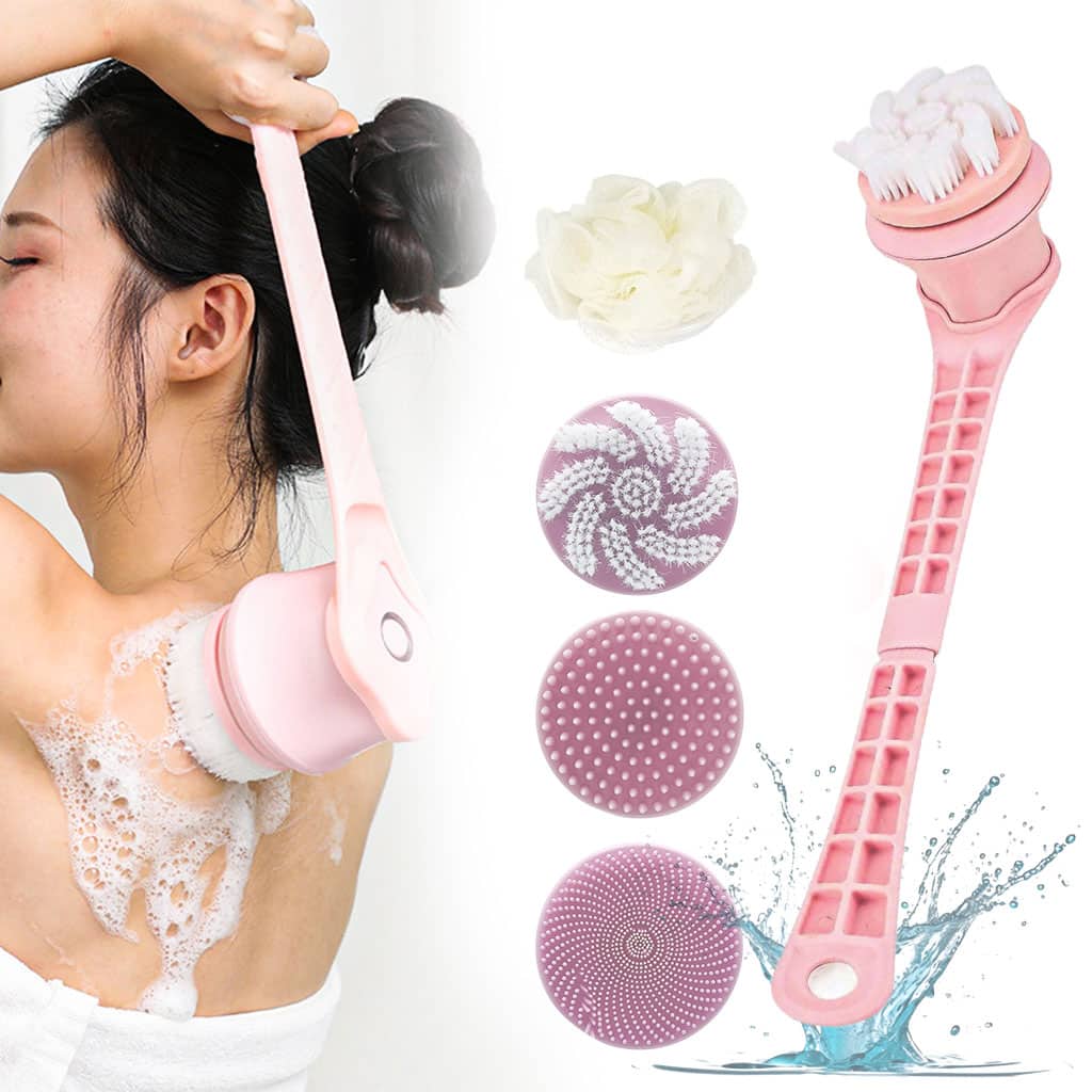 Brosse Rotative Électrique Rechargeable pour le Corps et la Douche – فرشاة تنظيف الجسم مقاومة للماء