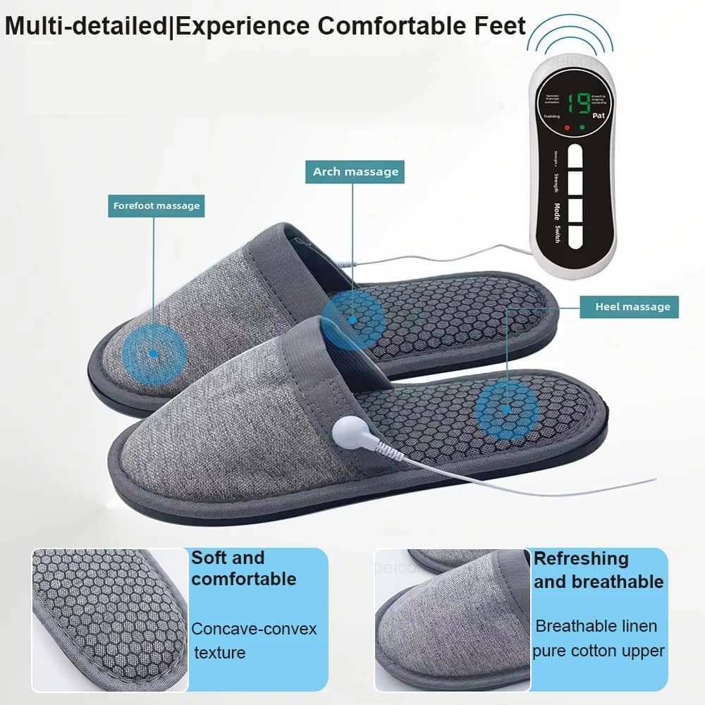 Pantoufles de massage USB pour thérapie électrique à impulsions - Maison - صورة 5