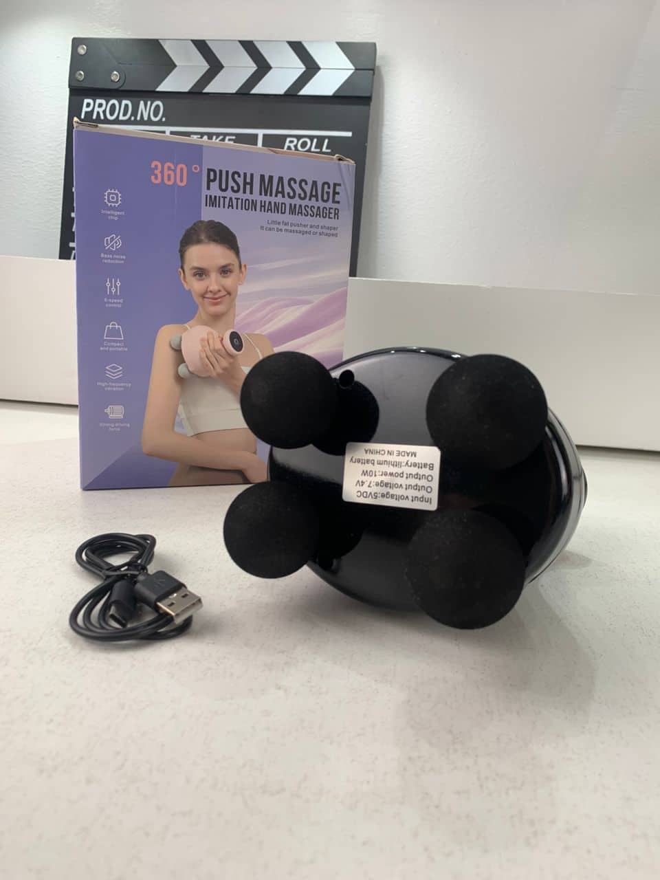 Pistolet de massage portatif à 4 têtes pour tissus profonds – جهاز تدليك الجسم - Soins et Beauté - صورة 10