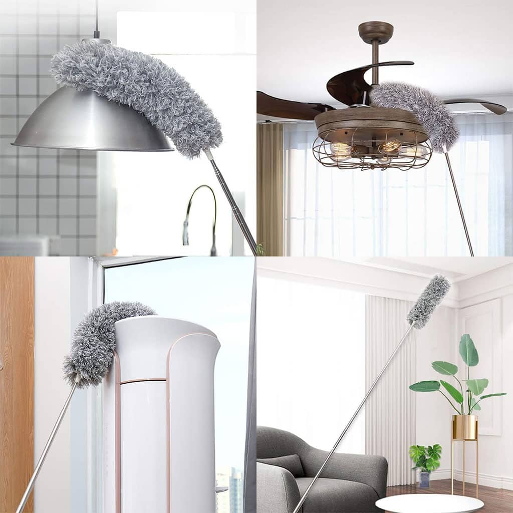 Plumeau télescopique Lavable en Microfibre – أداة تنظيف في الزوايا البعيدة - Maison - صورة 2