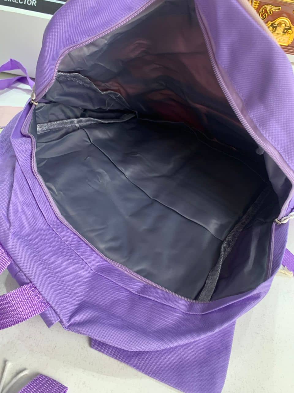 Ensemble de sacs d’école Kawai pour adolescents 5Pcs Guiyu V2 Mauve – محفظة 5 قطع كاواي بنفسجي - Sac à dos et Mode - صورة 7