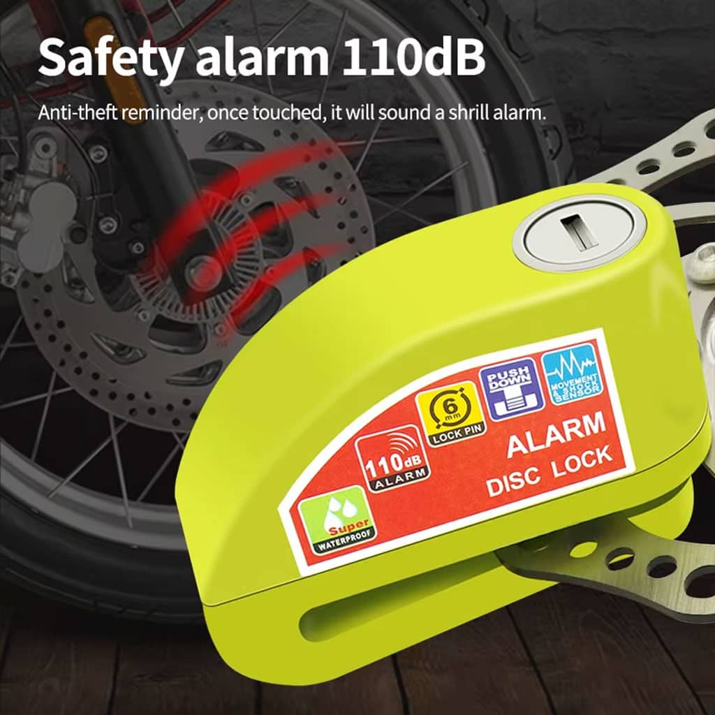 Antivol pour Disque Moto Alarme 110dB Waterproof – جهاز إنذار للدراجات النارية - Accessoires Auto/Moto - صورة 2