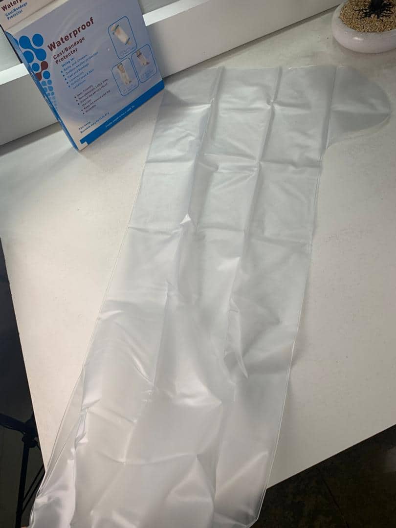 Housse de plâtre imperméable pour la douche, protection pour jambe adulte – غطاء عازل للمياه للرجل المكسورة كاملة - Divers - صورة 7
