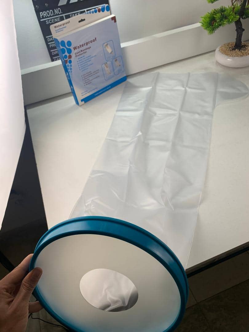 Housse de plâtre imperméable pour la douche, protection pour jambe adulte – غطاء عازل للمياه للرجل المكسورة كاملة - Divers - صورة 8