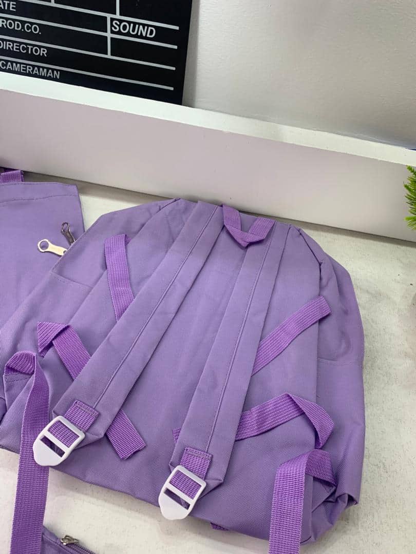 Ensemble de sacs d’école Kawai pour adolescents 4Pcs V3 CLBD Mauve – محفظة 4 قطع كاواي بنفسجي - Sac à dos et Mode - صورة 7