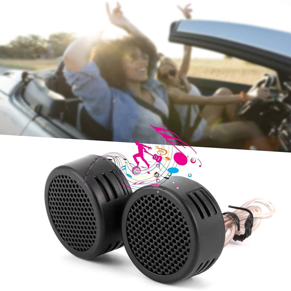 Haut-parleur tweeter noir pour voiture 12 V 500 W - Accessoires Auto/Moto - صورة 3