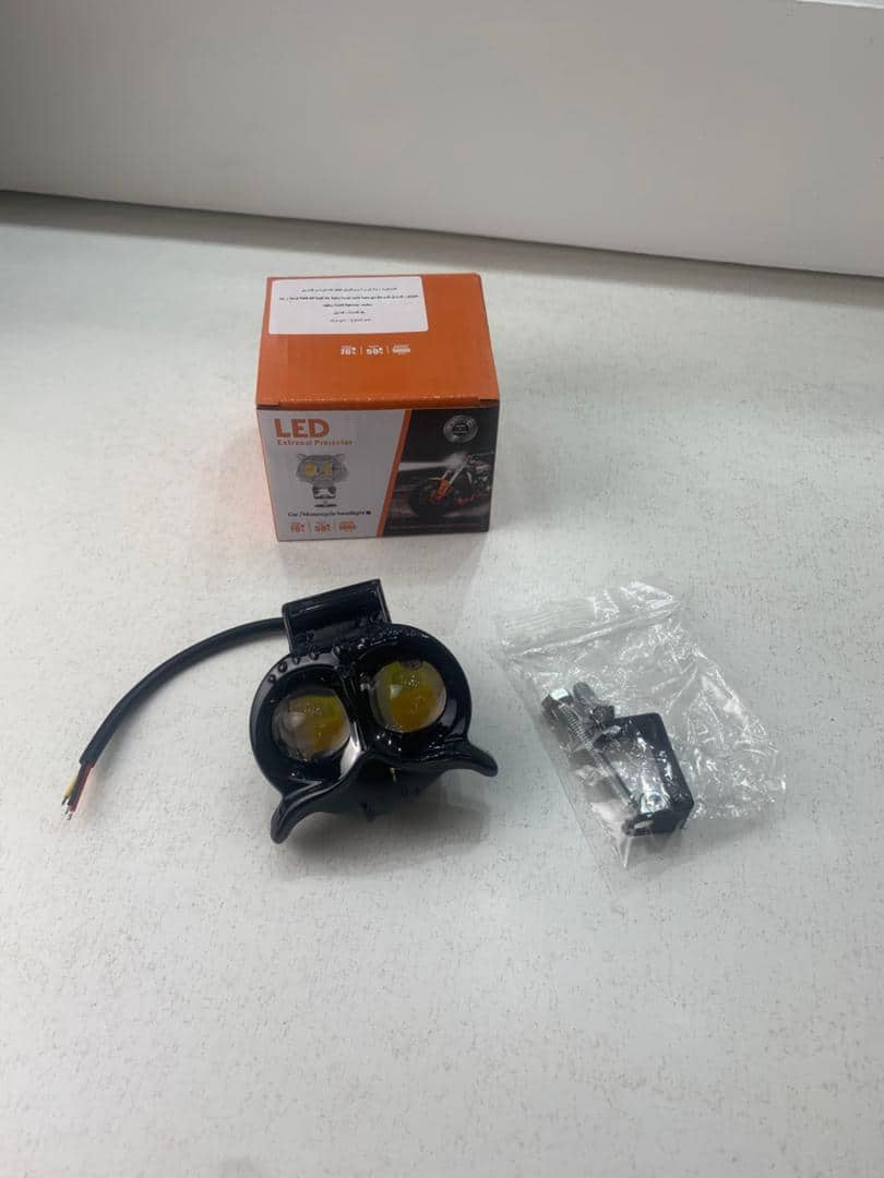 Lumière de hibou antibrouillard LED pour la moto 1Pcs – مصباح دراجات نارية عالي السطوع - Accessoires Auto/Moto - صورة 7