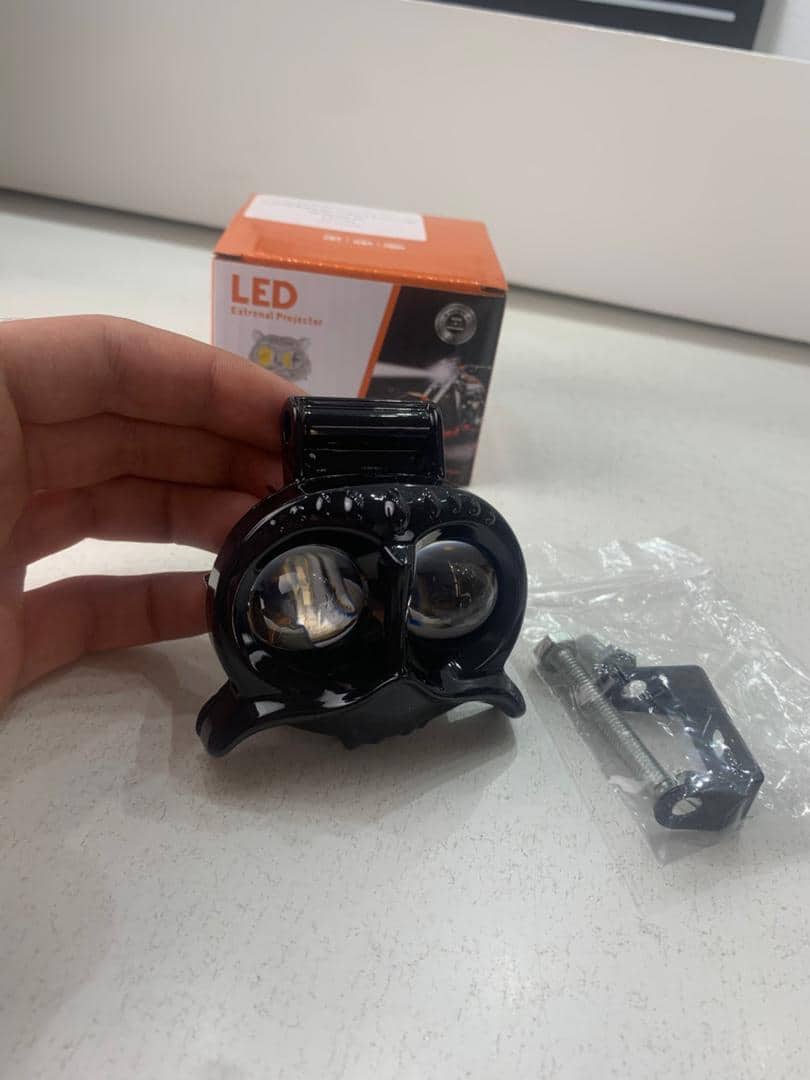 Lumière de hibou antibrouillard LED pour la moto 1Pcs – مصباح دراجات نارية عالي السطوع - Accessoires Auto/Moto - صورة 8