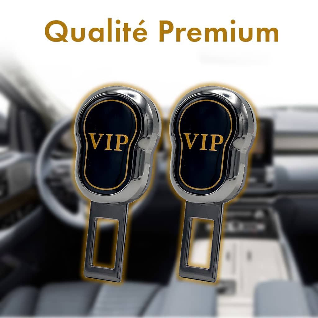 Attache Ceinture pour voiture 2Pcs Design VIP - Accessoires Auto/Moto - صورة 4