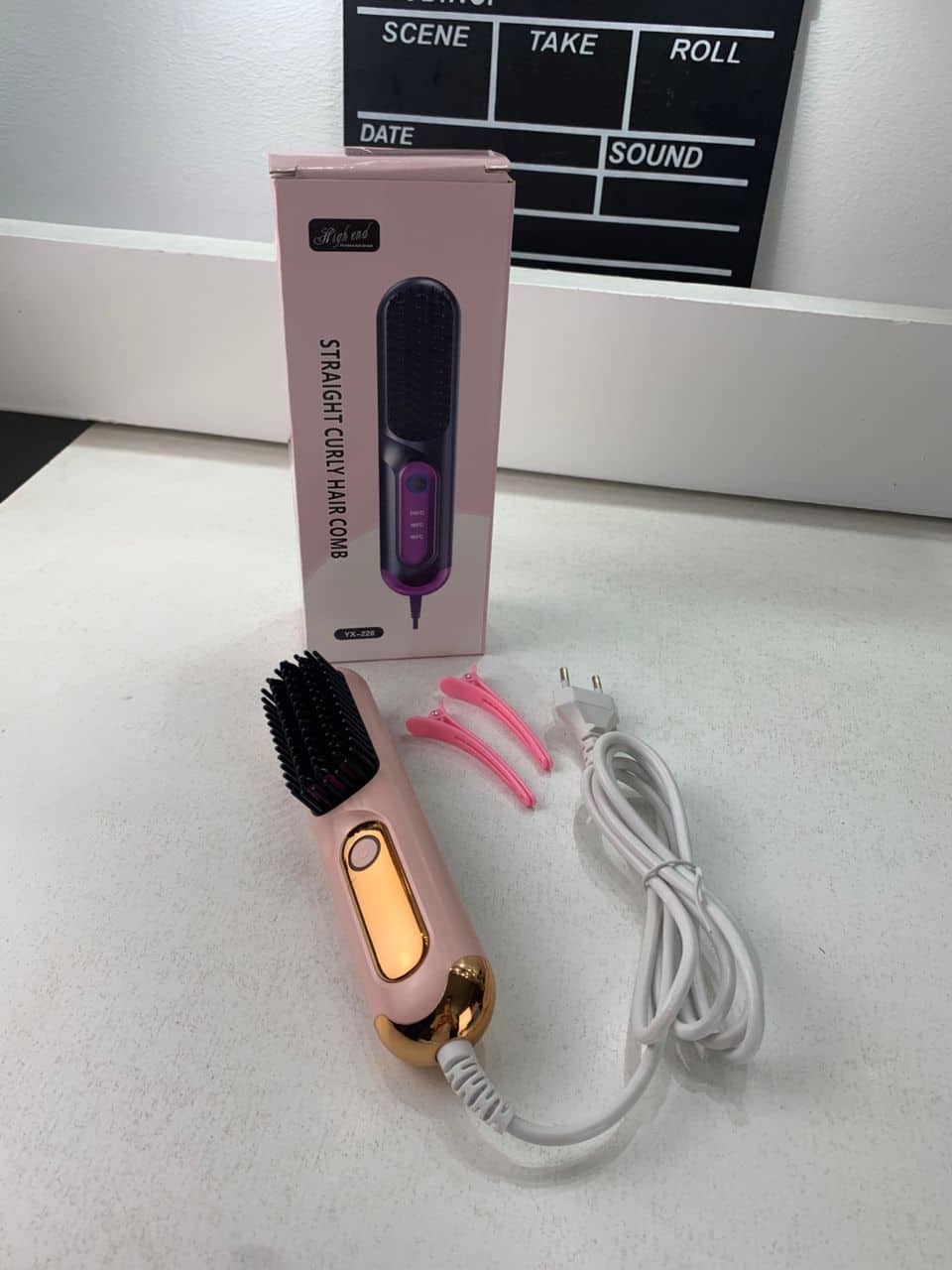 Brosse Lissante et Bouclante Électrique YX-228 – فرشاة تسريح الشعر - Soins et Beauté - صورة 6