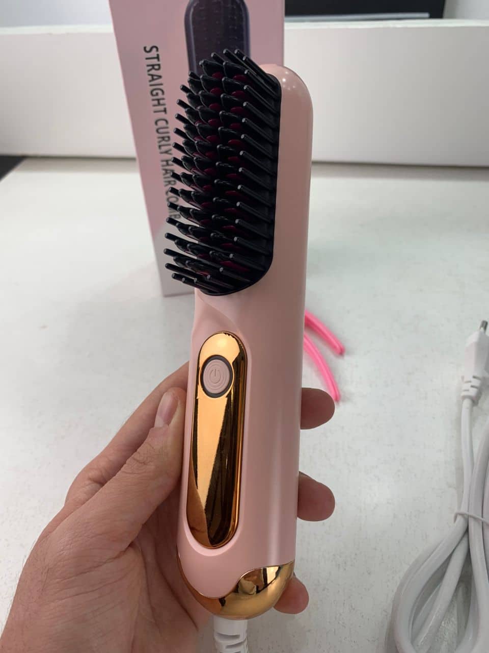 Brosse Lissante et Bouclante Électrique YX-228 – فرشاة تسريح الشعر - Soins et Beauté - صورة 7