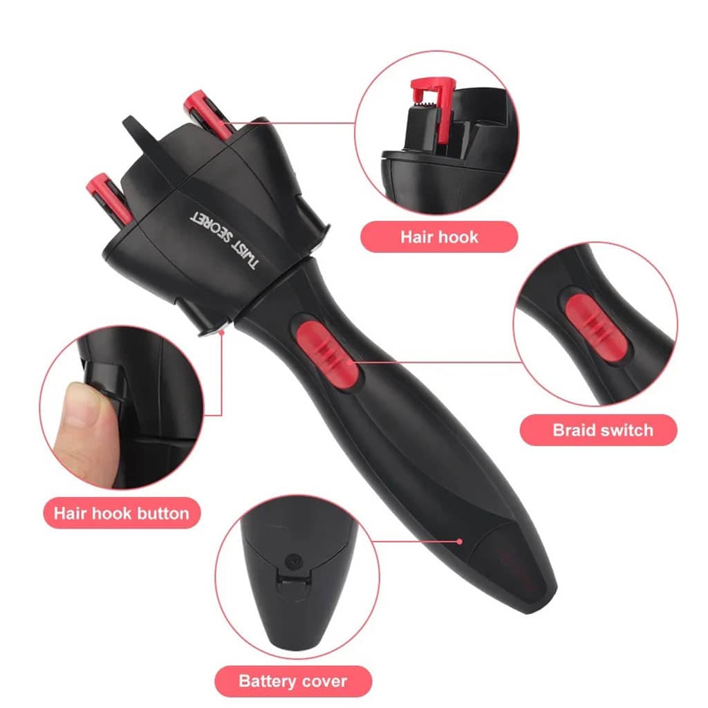 Appareil à tresser les cheveux automatique torsion rapide - Soins et Beauté - صورة 2