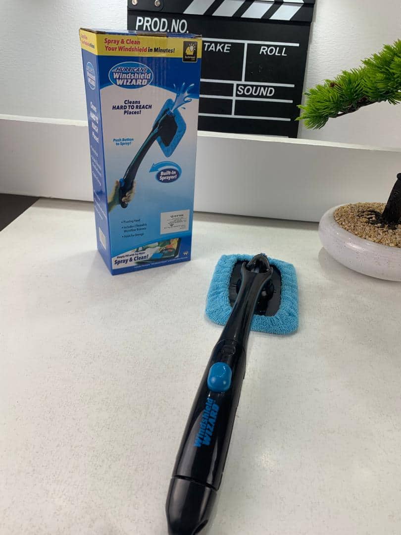 Hurricane Nettoyant pour Vitres en Microfibre avec Spray – منظف زجاج مع أداة رش - Maison - صورة 7