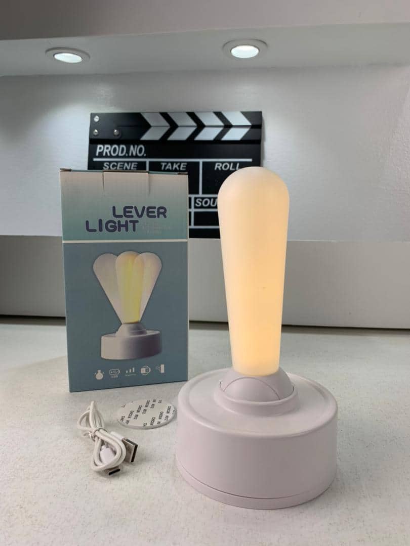 Veilleuse LED à Levier avec Interrupteur à bascule Rechargeable – مصباح غرف نوم قابل للشحن - Électronique - صورة 8