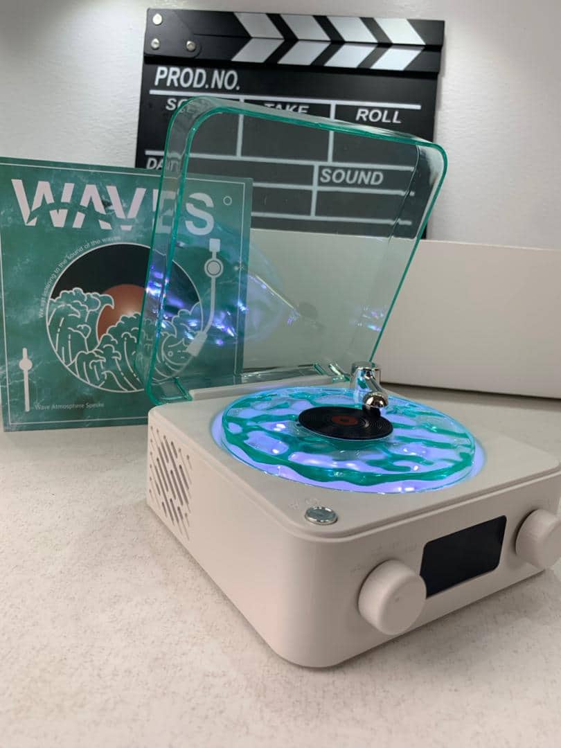 Lecteur Vinyle Sans Fil Bluetooth avec Effet Lumineux RVB – مكبر صوت بلوتوث - Électronique - صورة 10