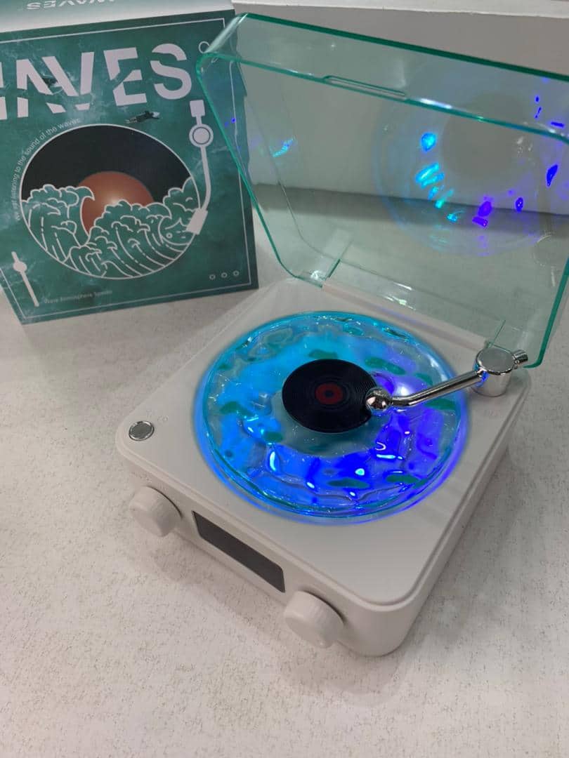 Lecteur Vinyle Sans Fil Bluetooth avec Effet Lumineux RVB – مكبر صوت بلوتوث - Électronique - صورة 11