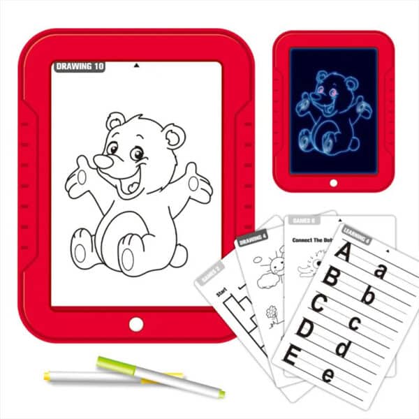 Tablette à dessin magique 3D avec lumière LED et stylo aquarelle – لوحة رسم ثلاثية الأبعاد مزودة بإضاءة أقلام مائية ملونة - Jouet & Gaming - صورة 7