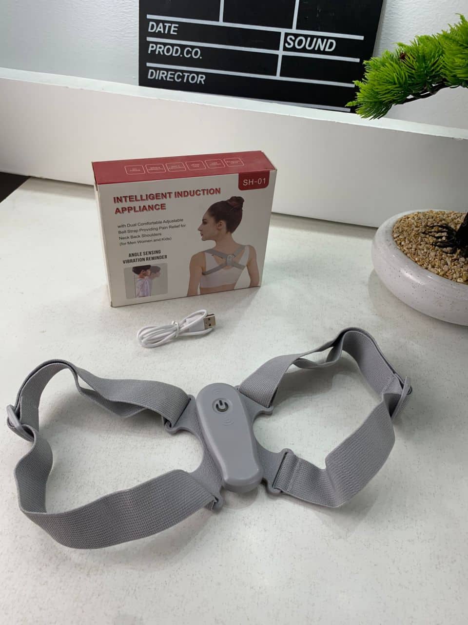 Ceinture de Correction de Posture Intelligente avec Vibration – حزام تصحيح وضعية الظهر - Sport - صورة 8