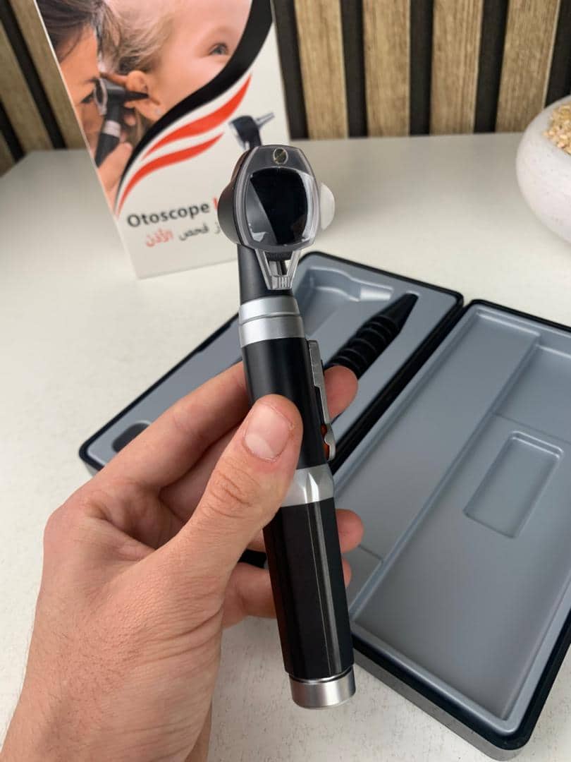 Otoscope 3X avec LED loupe de contrôle d’oreille portable avec 8 capuchons – جهاز فحص الأذن - Soins et Beauté - صورة 10
