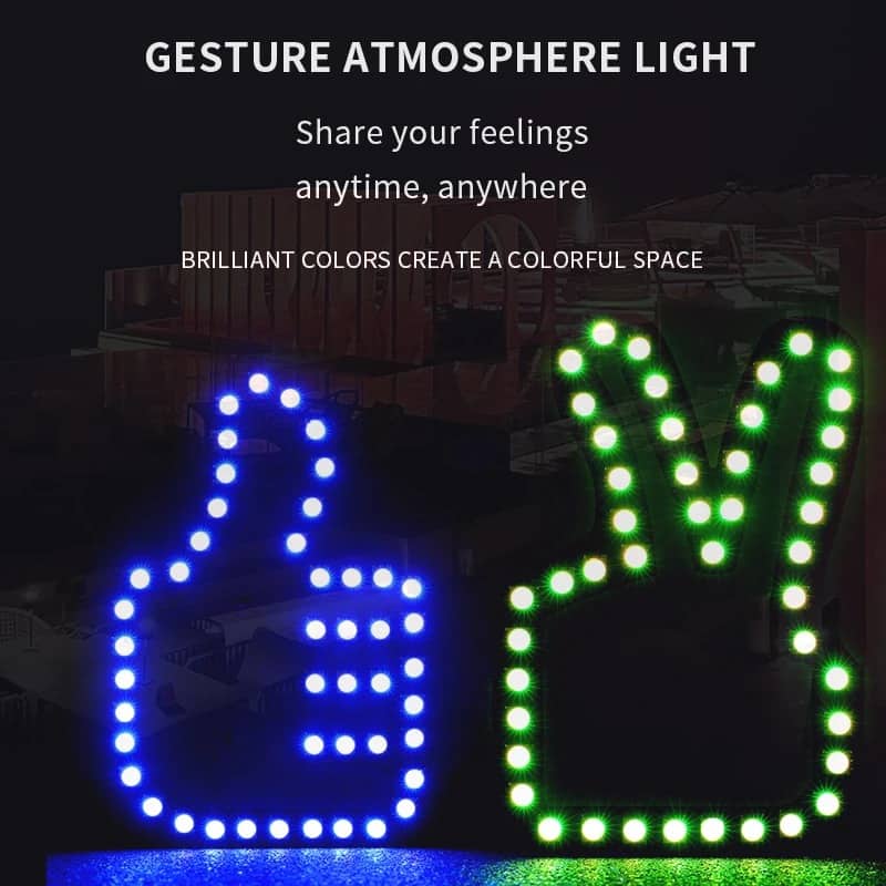 Lumière LED Doigts de Signalisation pour Voitures 1PCS - Accessoires Auto/Moto - صورة 4