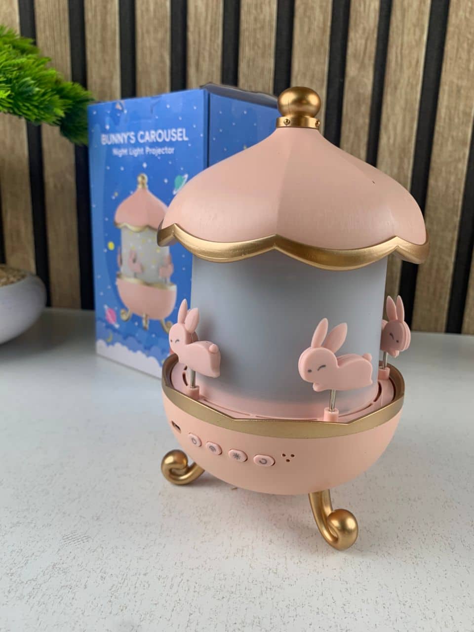 Projecteur ciel étoilé lapins rotation à 360° pour chambre d’enfants – جهاز تنويم الأطفال برسومات ملونة - Électronique - صورة 8