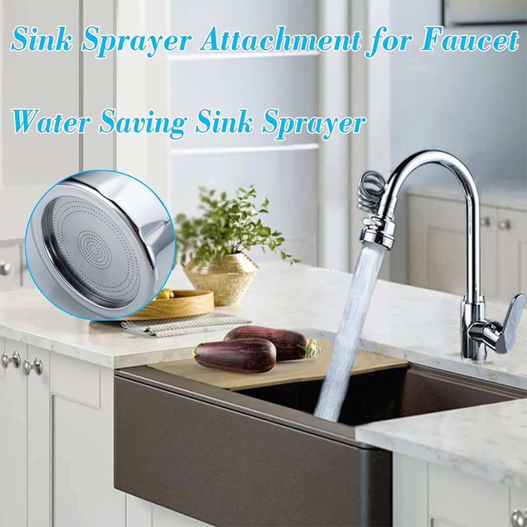 Pulvérisateur d’évier de cuisine à économie d’eau avec tuyau extensible – مرش مياه قابل للتمدد - Outillage et Bricolage - صورة 7