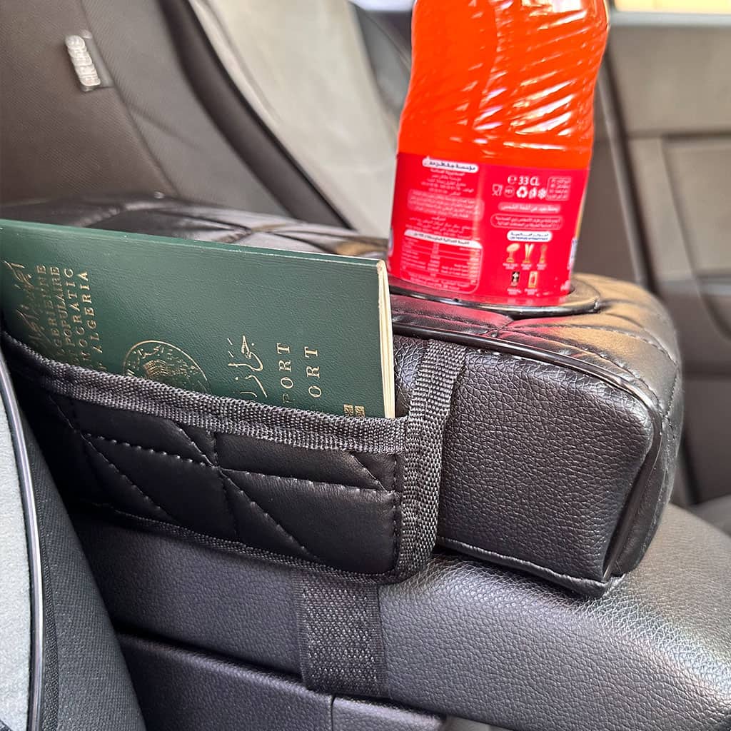 Coussin d’accoudoir de voiture avec porte-gobelet V2 – وسادة منظم الأغراض في السيارة - Accessoires Auto/Moto - صورة 4