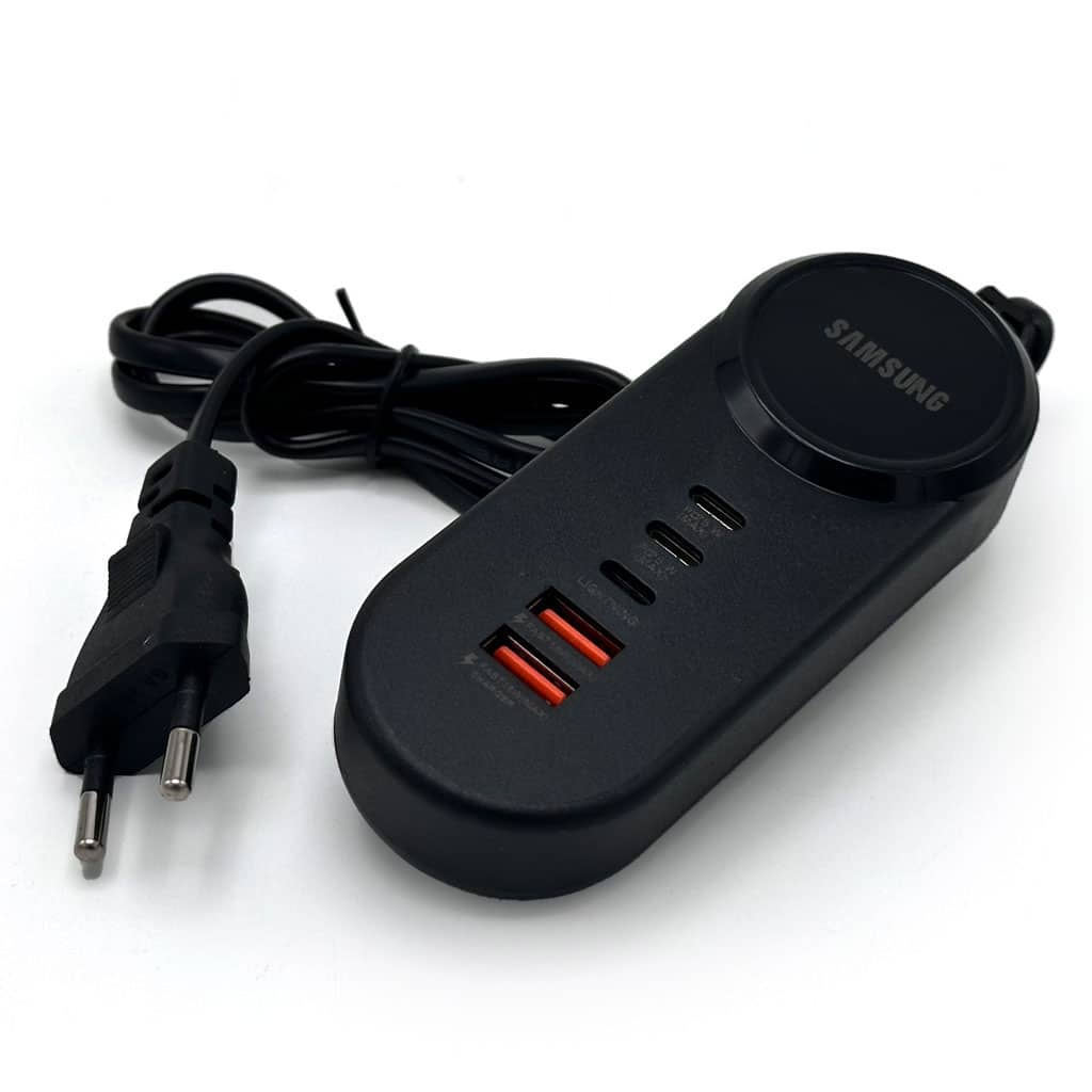 Power Socket Charge rapide Samsung, 25 W 5 Ports Type-C USB Lightning – مقبس شحن سريع سامسونغ - Électronique - صورة 2