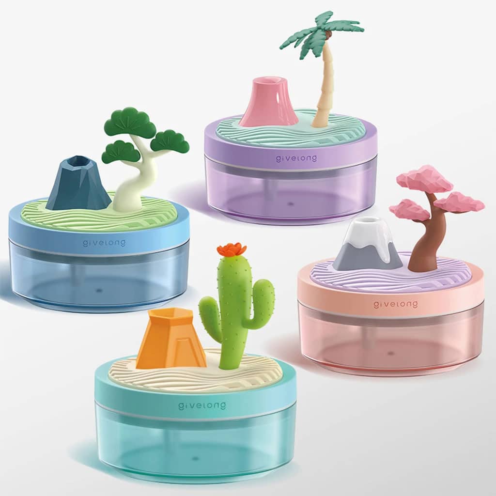 Humidificateur Portable avec Décoration de Paysage et Grand Réservoir de 320 ml – معطر جو محمول - Décoration - صورة 6