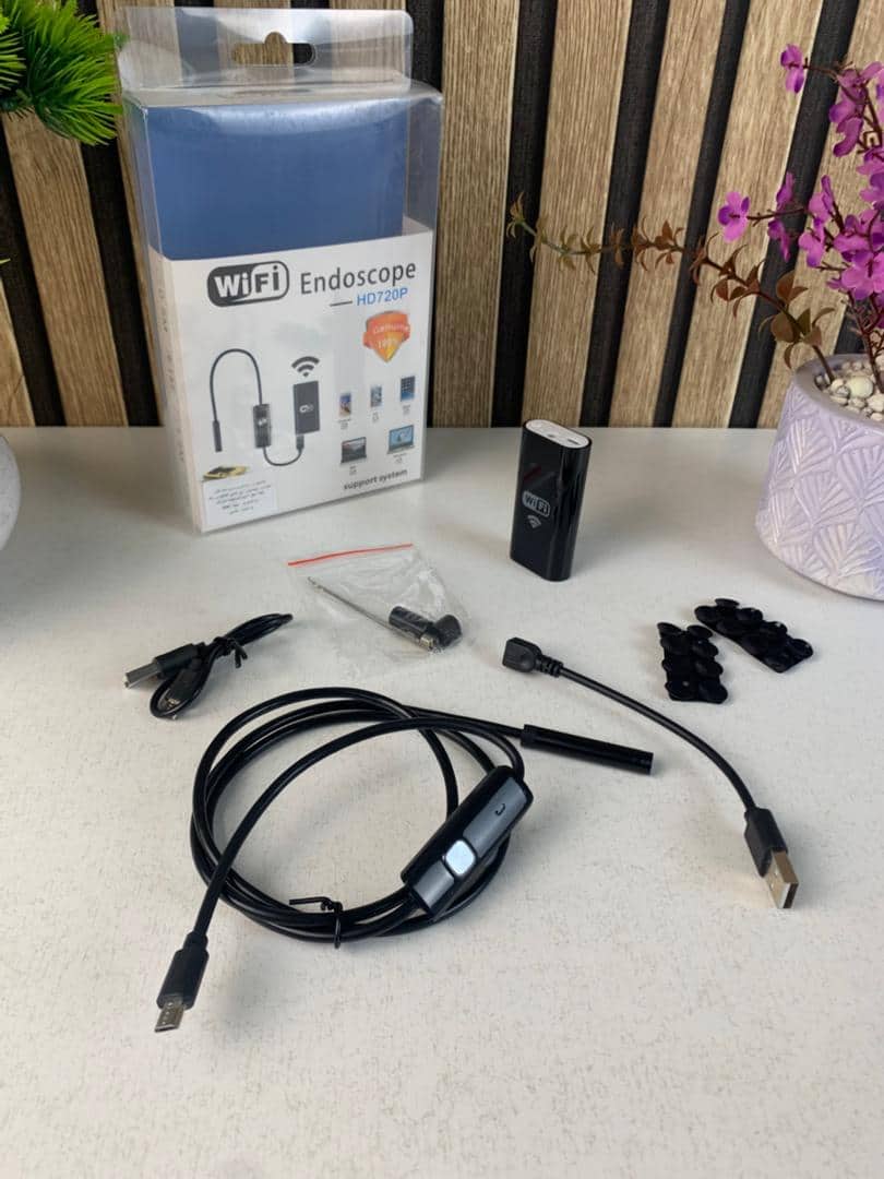 Endoscope WiFi Caméra d’inspection sans Fil 8 mm 6 LED réglables pour Smartphone – كاميرة للمناطق الضيقة - Électronique - صورة 8
