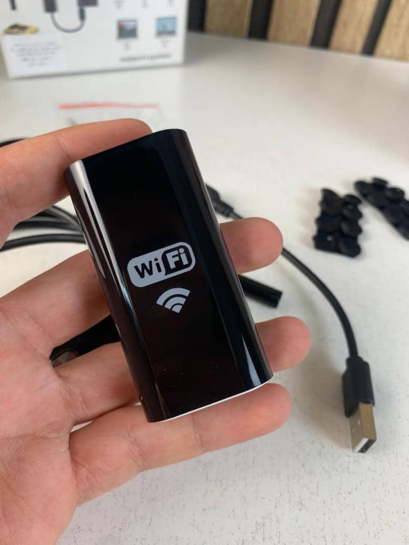 Endoscope WiFi Caméra d’inspection sans Fil 8 mm 6 LED réglables pour Smartphone – كاميرة للمناطق الضيقة - Électronique - صورة 9
