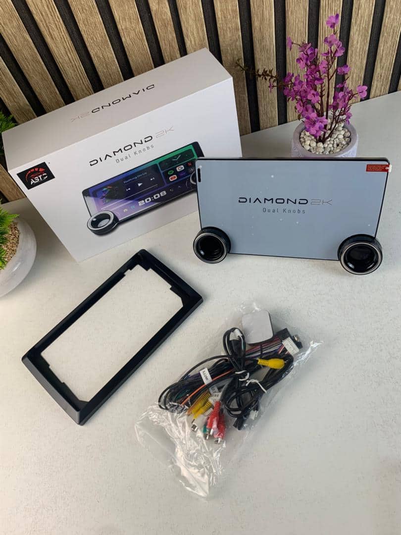 Diamond 2K Tablette de voiture Android 64GB compatible Apple CarPlay Android Auto – شاشة ذكية للسيارة - Accessoires Auto/Moto - صورة 11