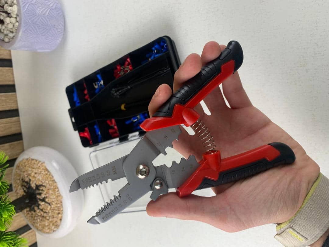 Coffret de sertissage 3en1 avec cosses 22-10 AWG – 170 pièces pour l’électricien - Outillage et Bricolage - صورة 8